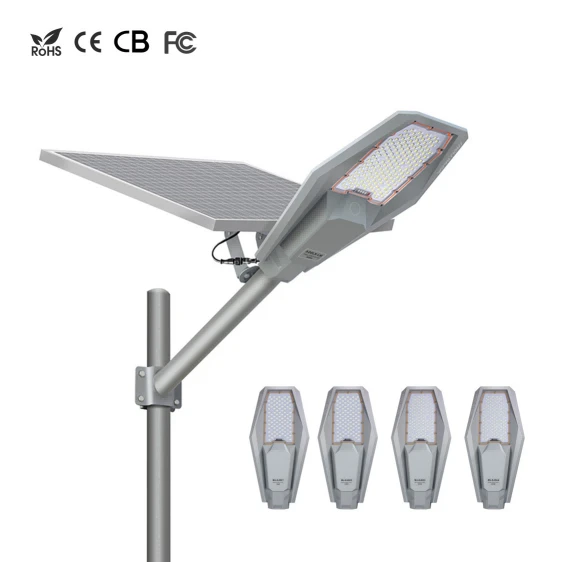 Fanal solar dividit amb bateria LiFePO4
